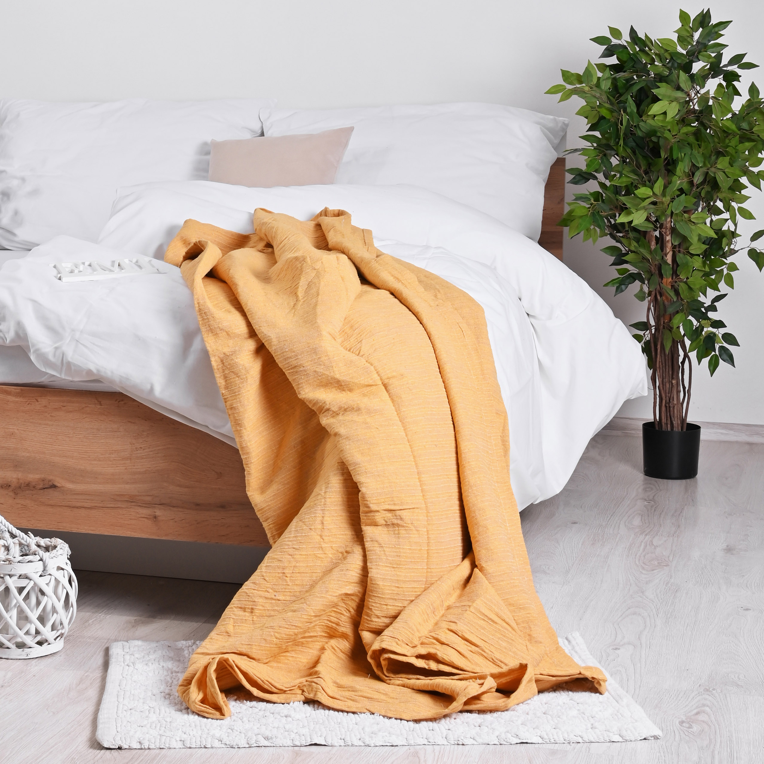 žltá deka 180x260 cm