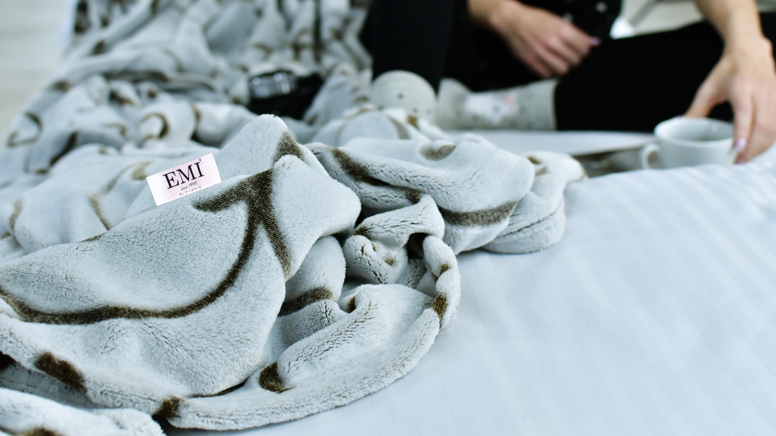 hrejivá deka so vzorom 150 x 200