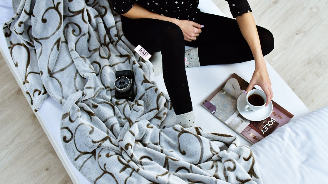 vzorovaná deka z mikrovlákna 150 x 200