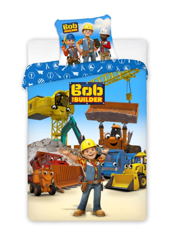 Bavlnene obliecky Bob Stavitel