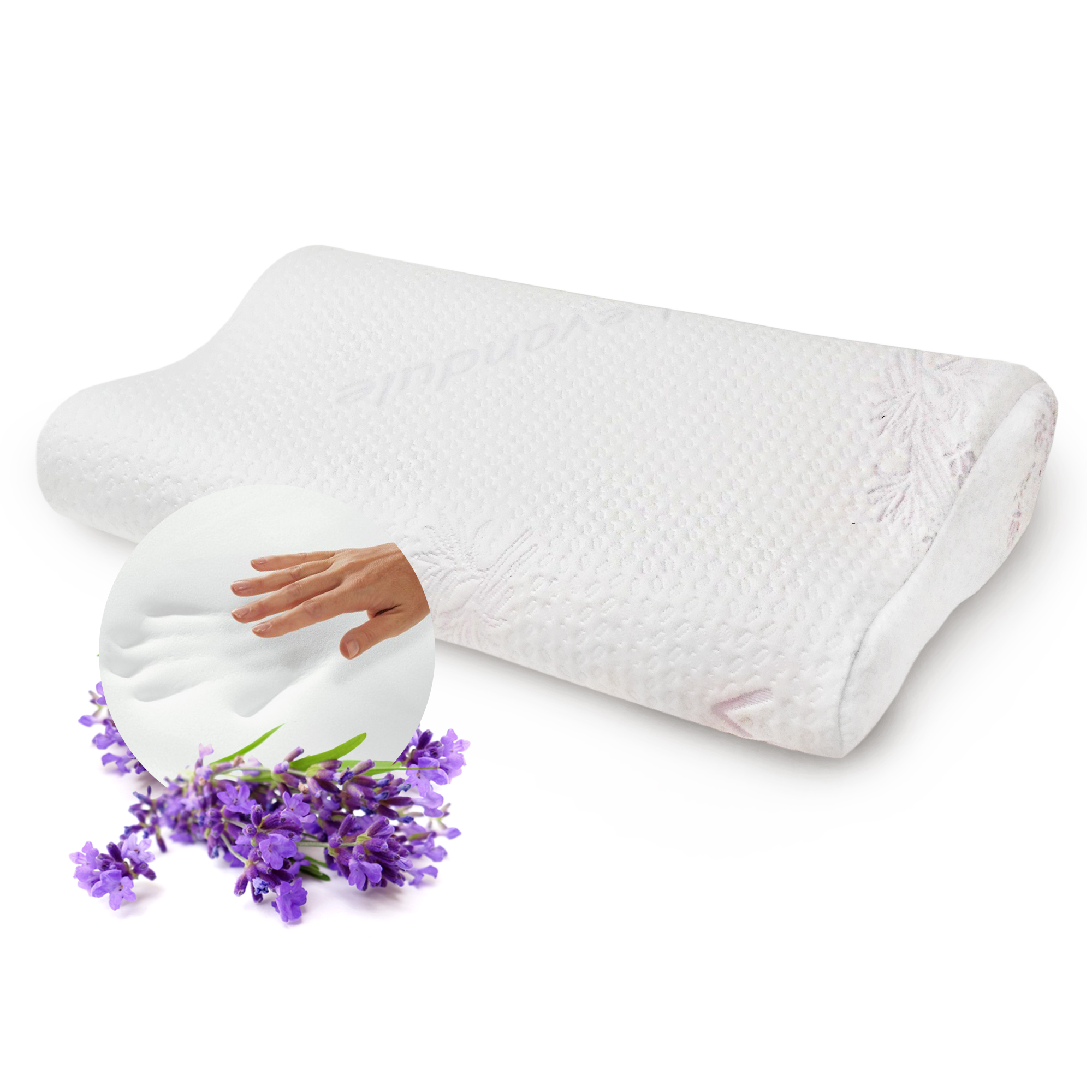 anatomický vankúš levanduľa