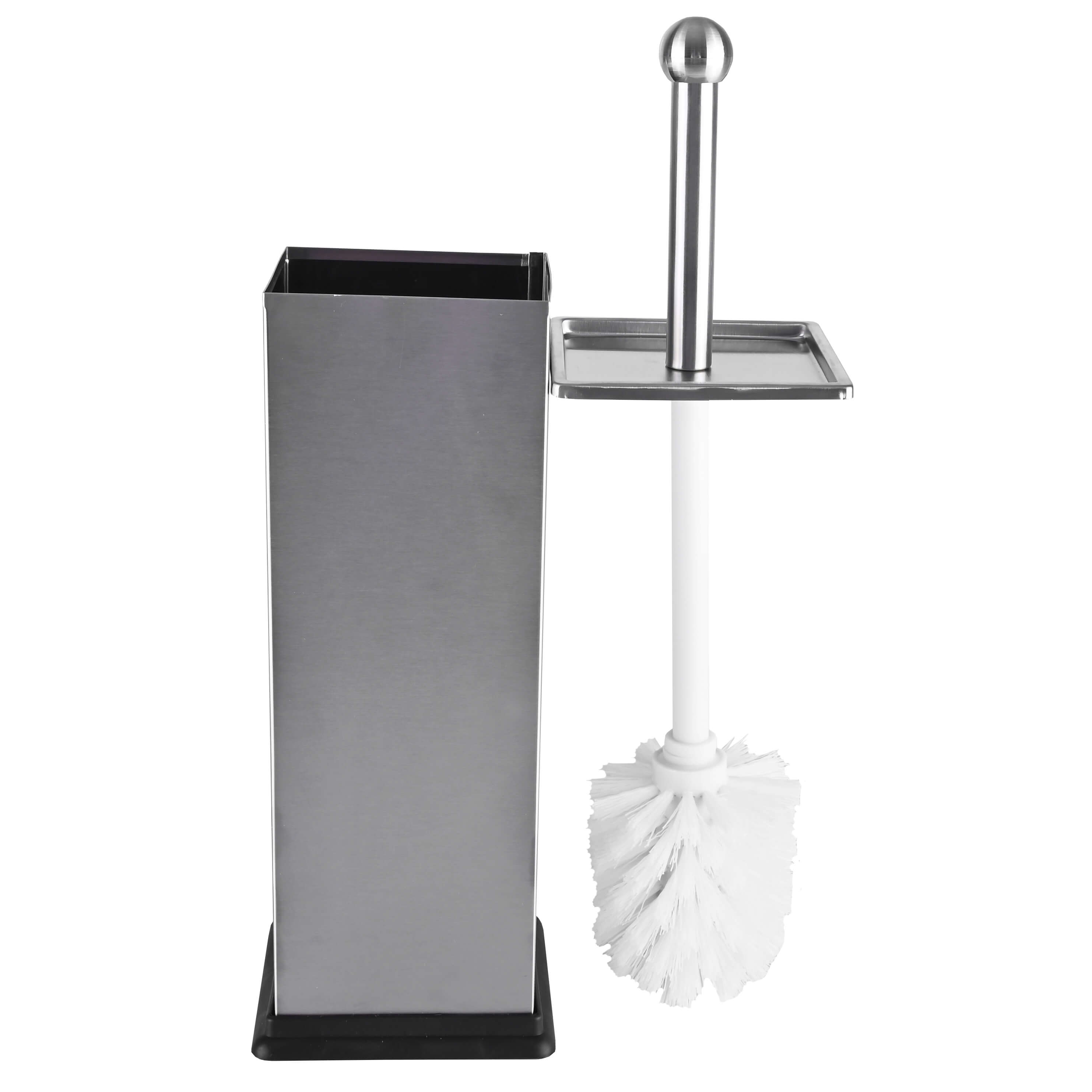 hranatá nerezová wc kefa