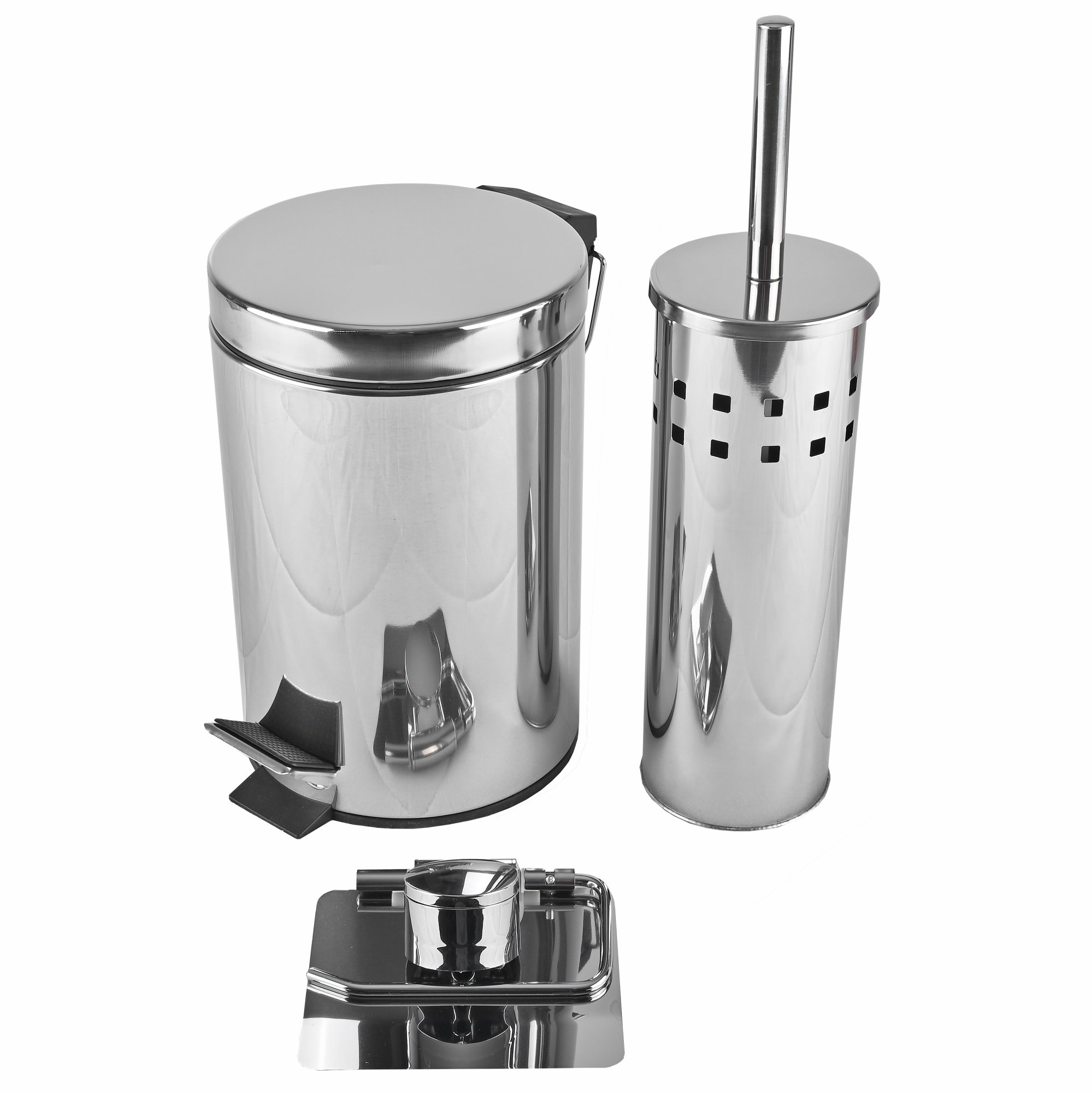 set WC doplnkov z nerezu