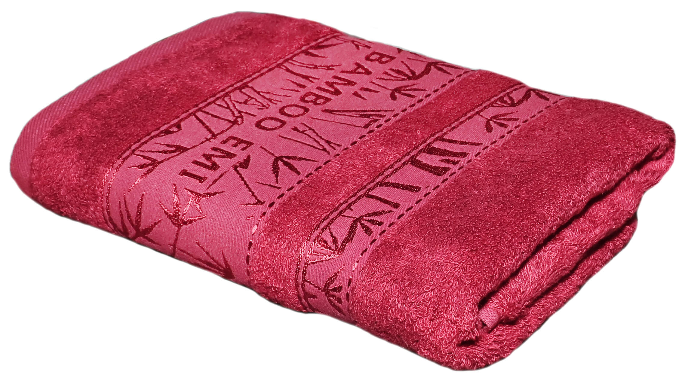 bordovy bambusovy uterak