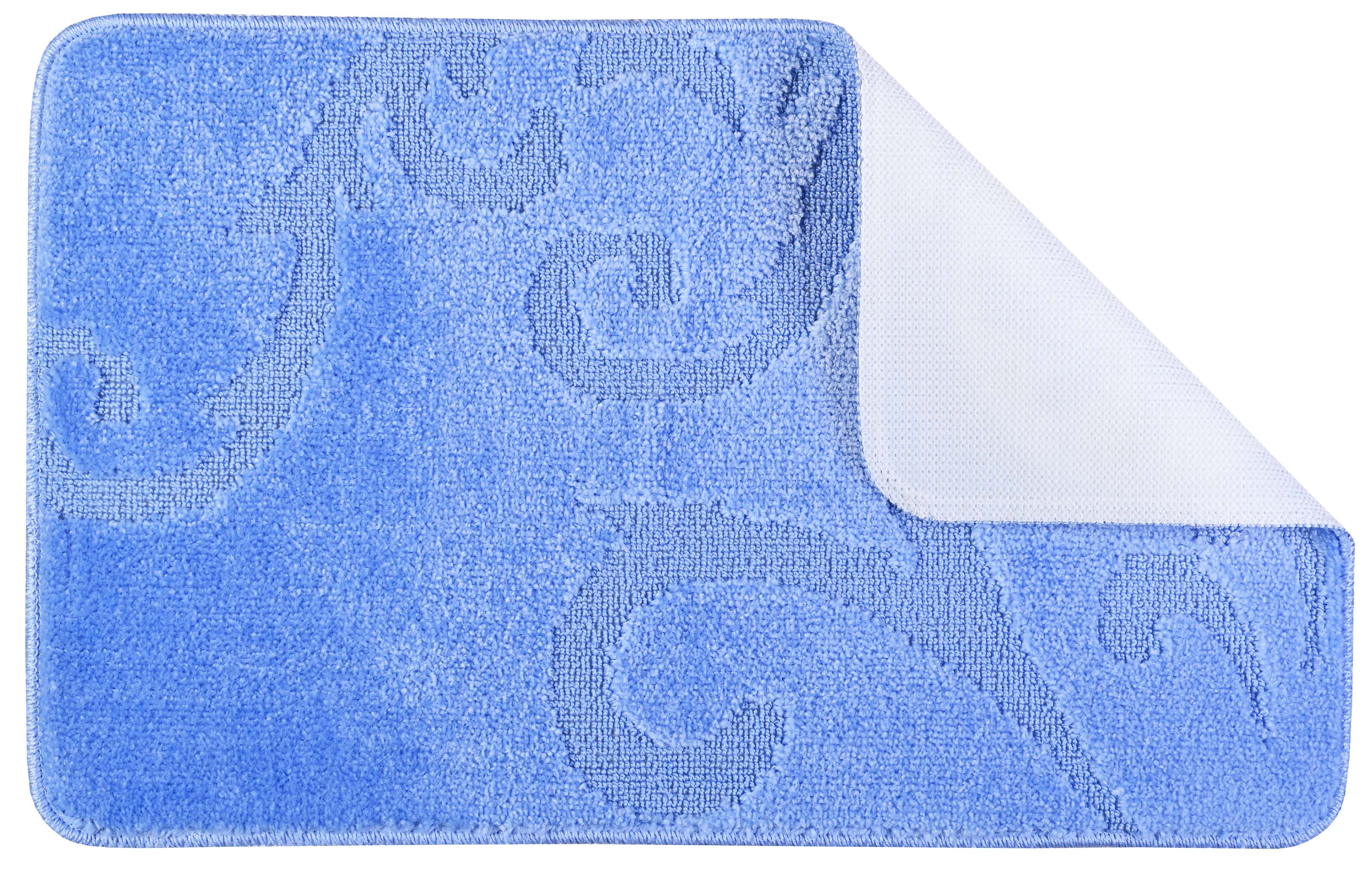 modry koberec do kupelne