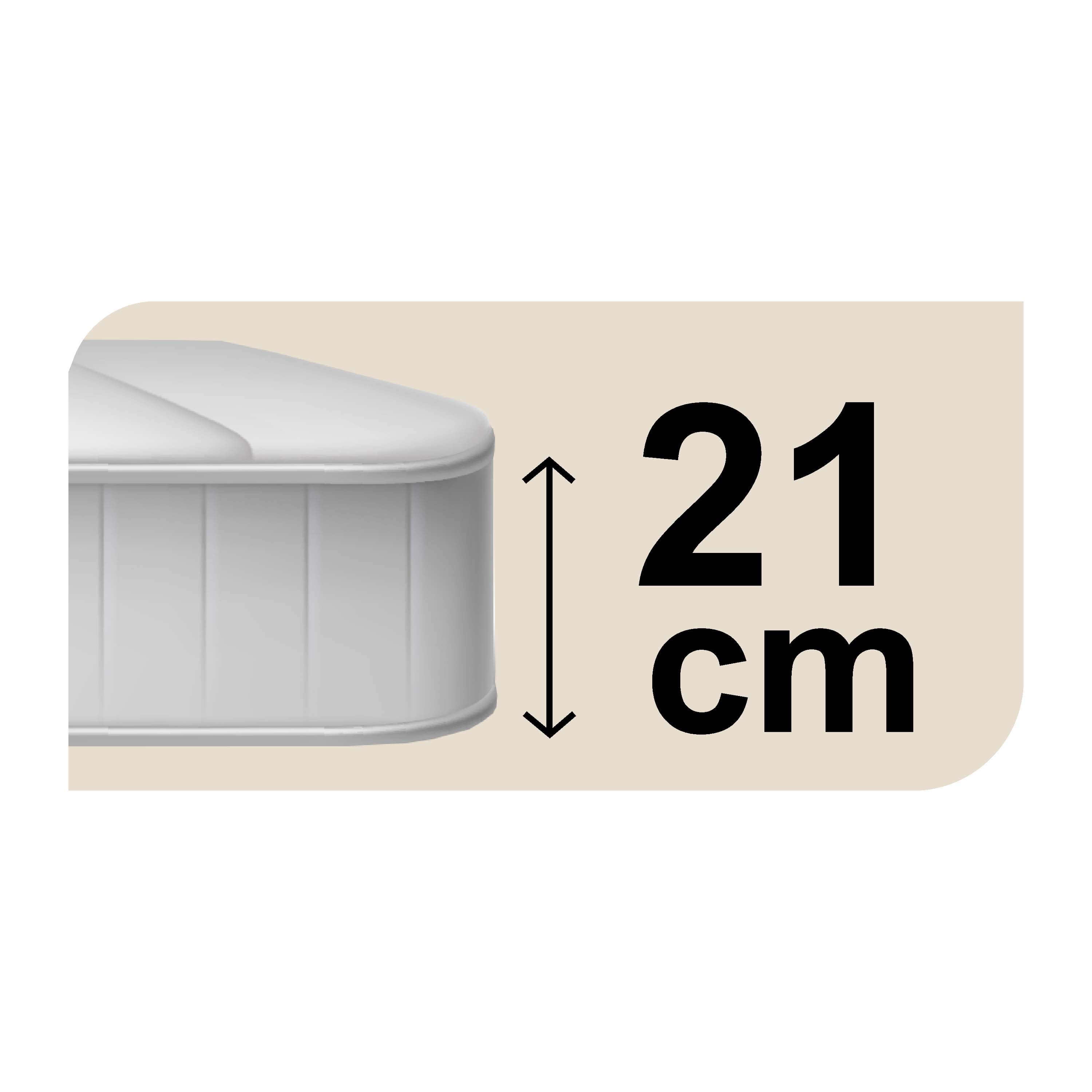 penový matrac s kokosovou doskou