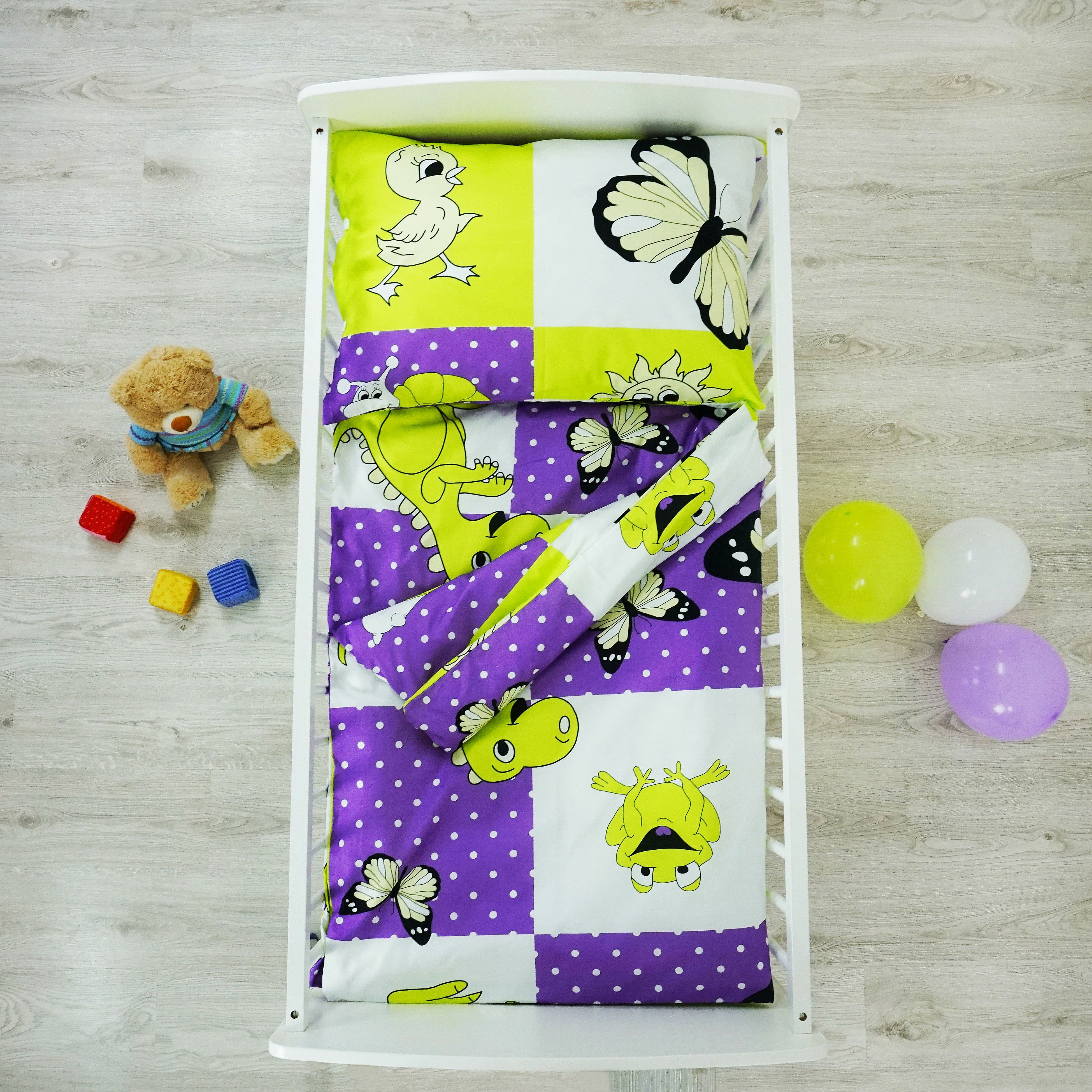 detske obliecky fialove