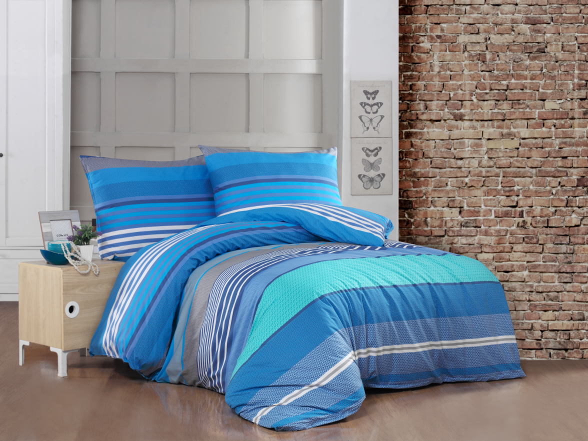 modre bavlnene obliecky