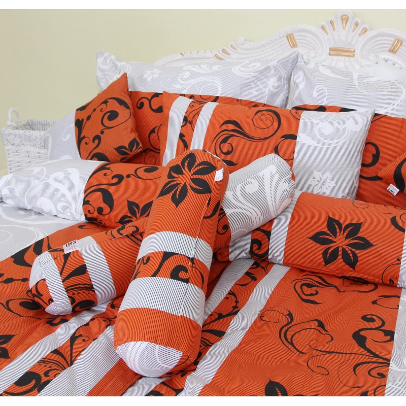 Obliecky Lilien oranzov biele