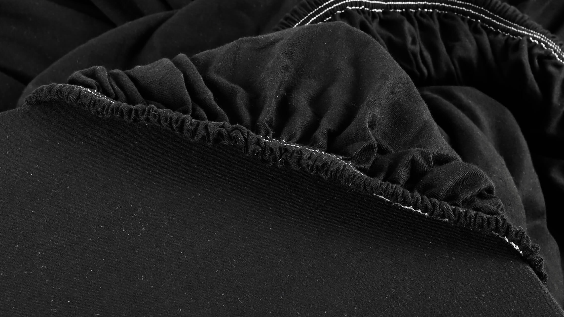 cierna jersey plachta