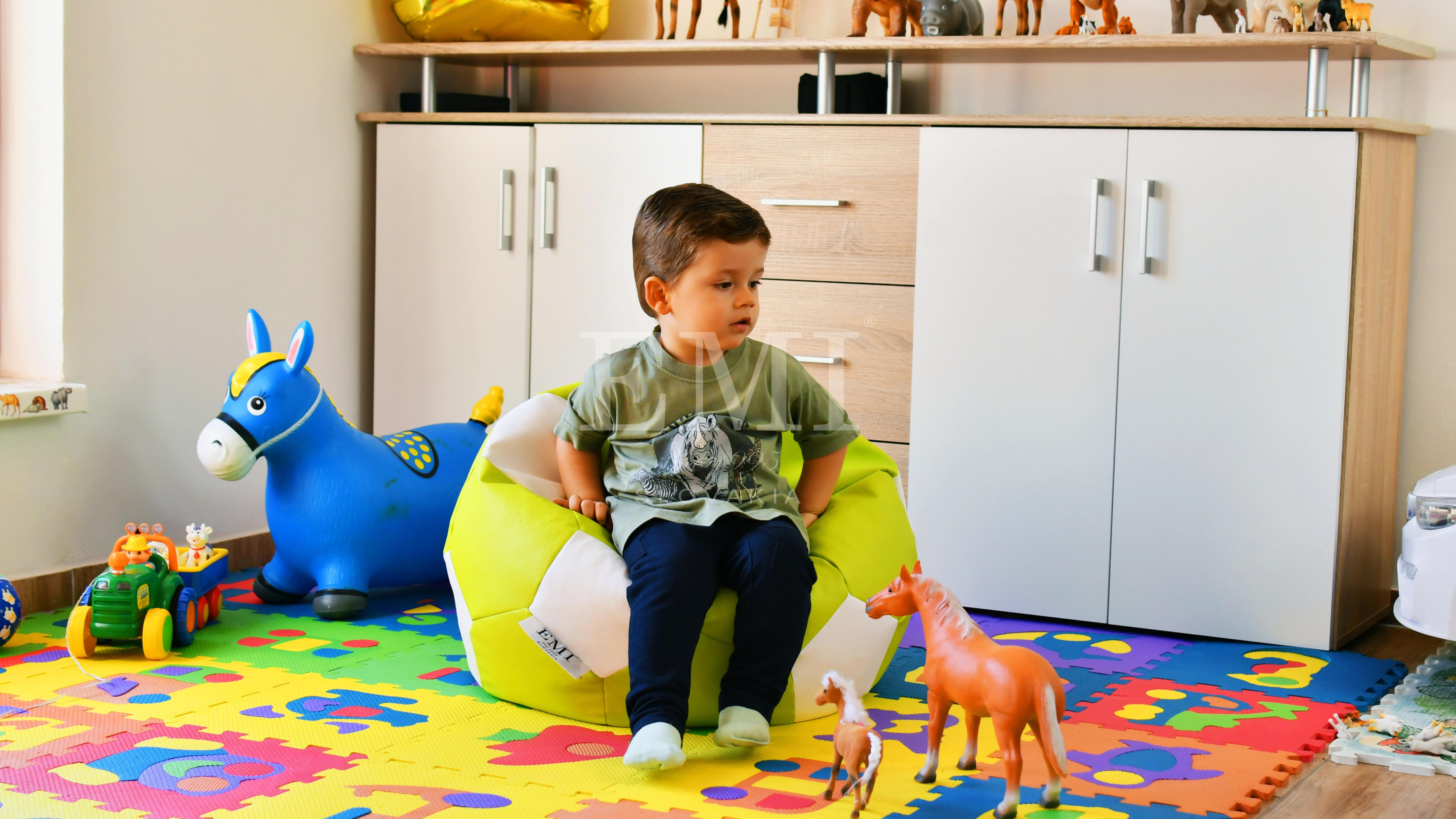 Sedací vak futbalová lopta