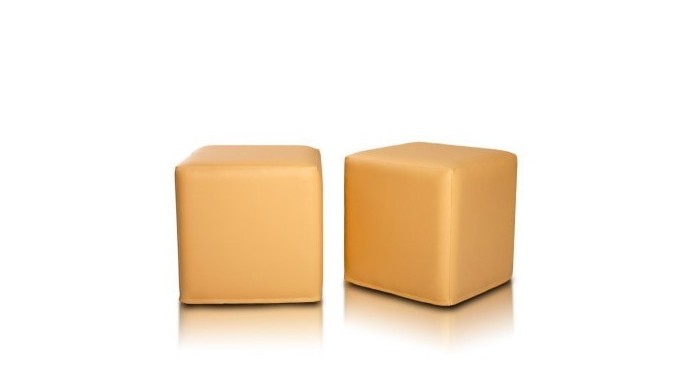 sedaci vak taburetka kocka zlta