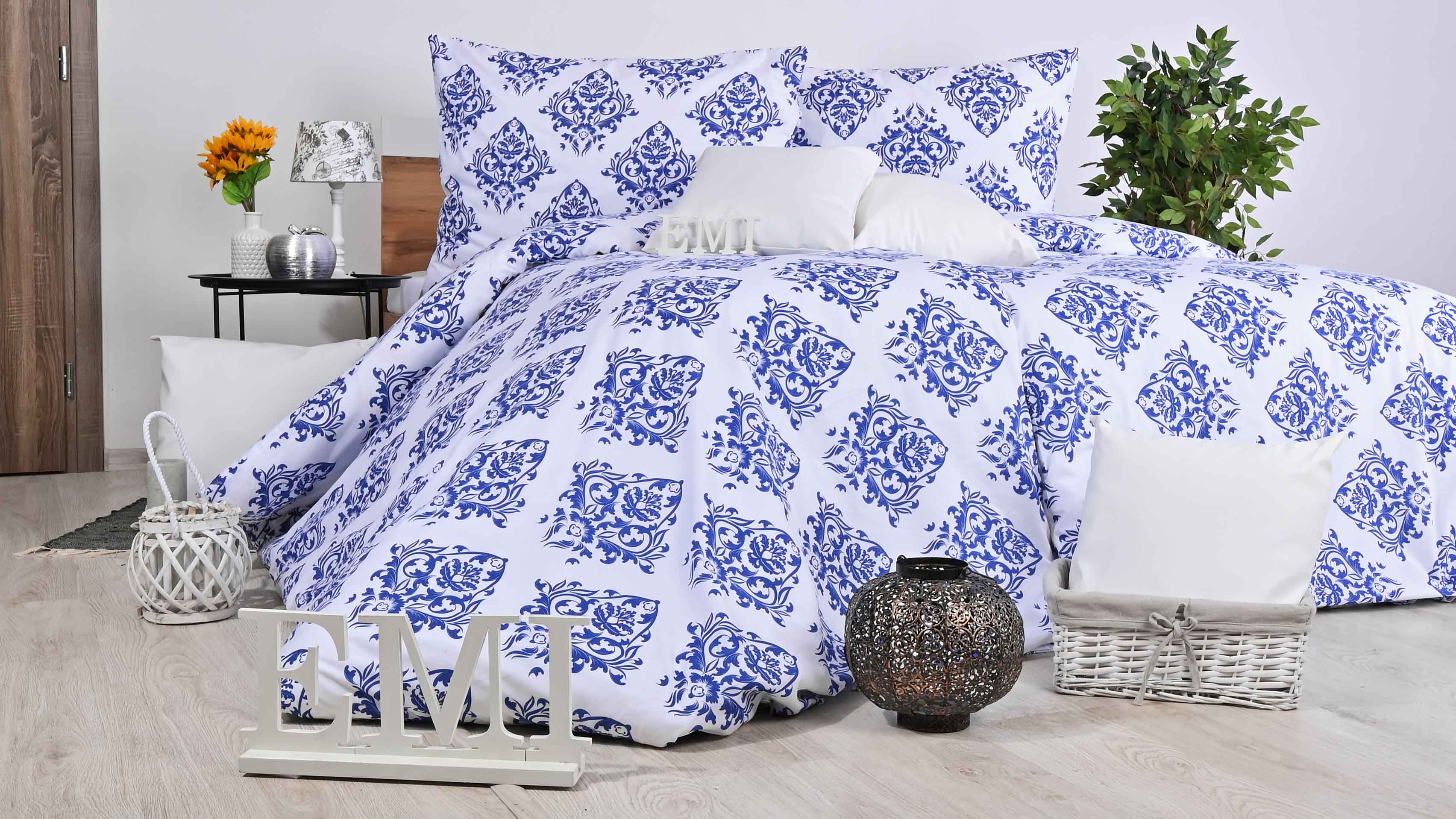 ateny modre bavlnene