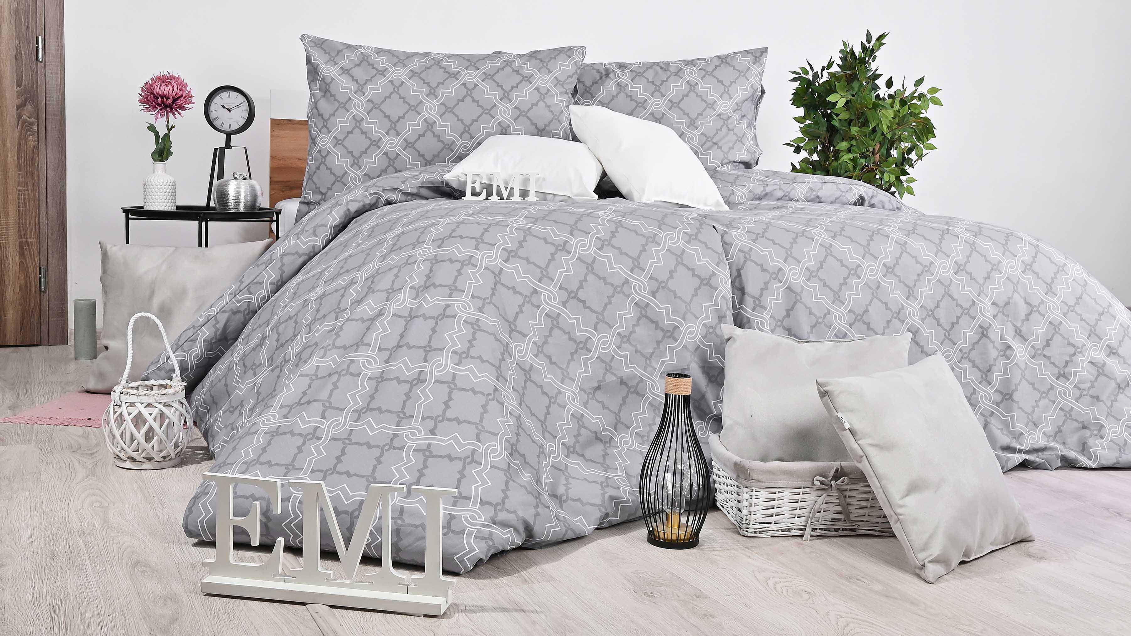 obliecky bavlnene dolce sive