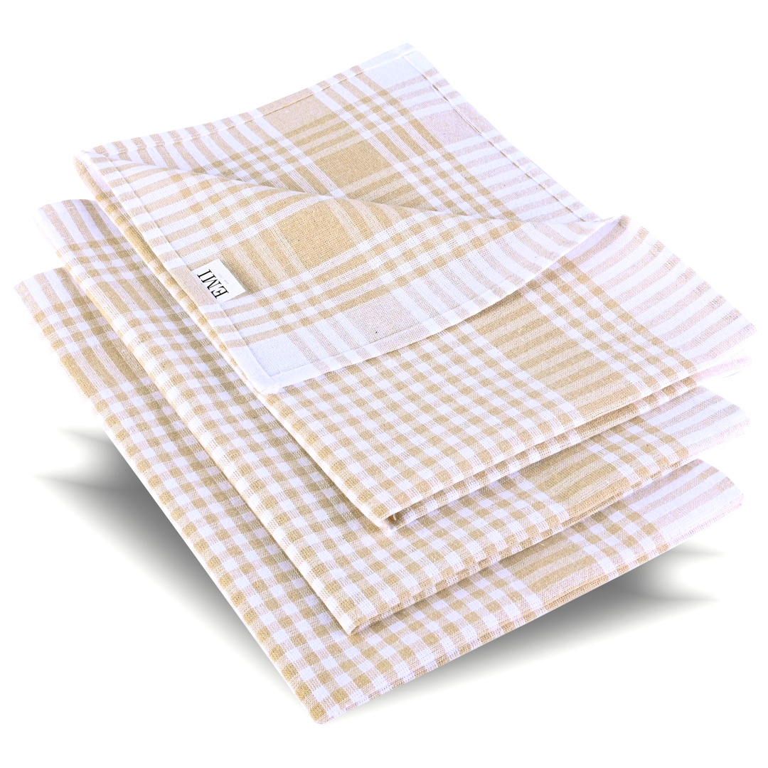 hnedé bavlnené utierky na riad