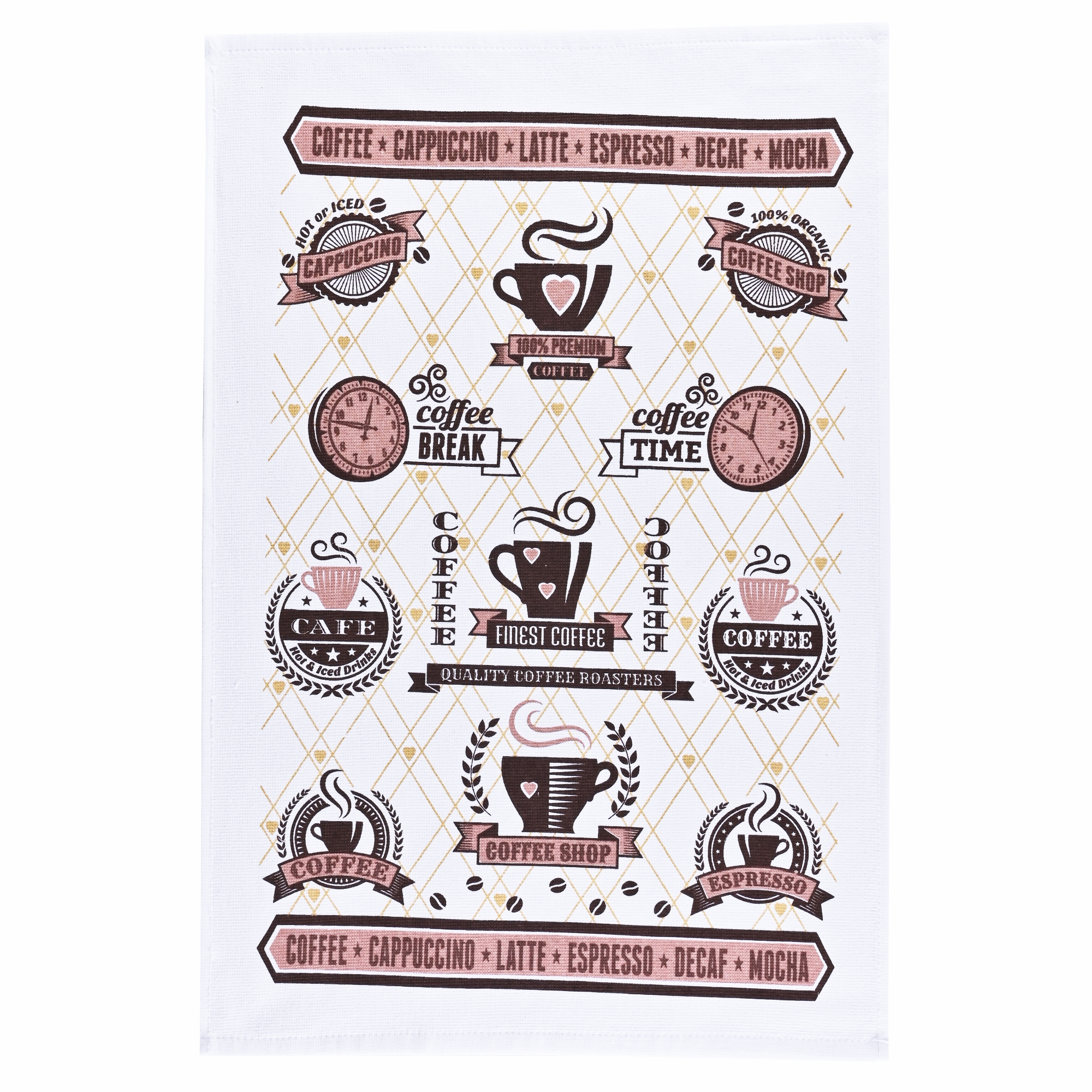 kuchynské utierky s kávou