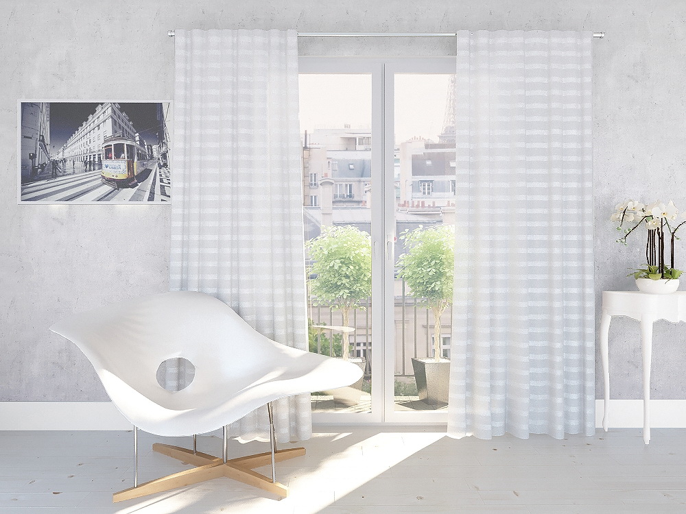 biela záclona Verso rozmer 140 x 245
