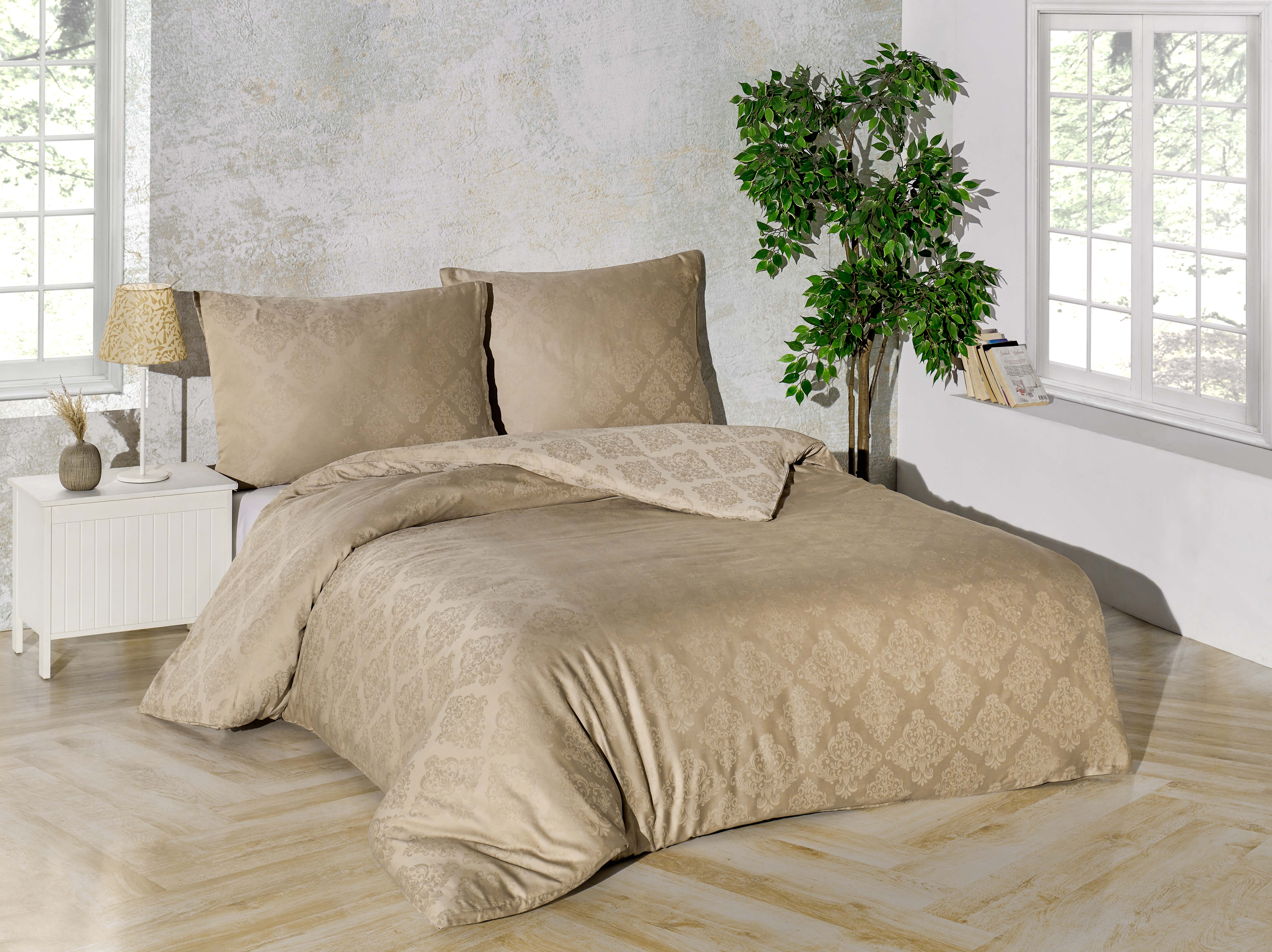 svetlohnede damaskove obliecky