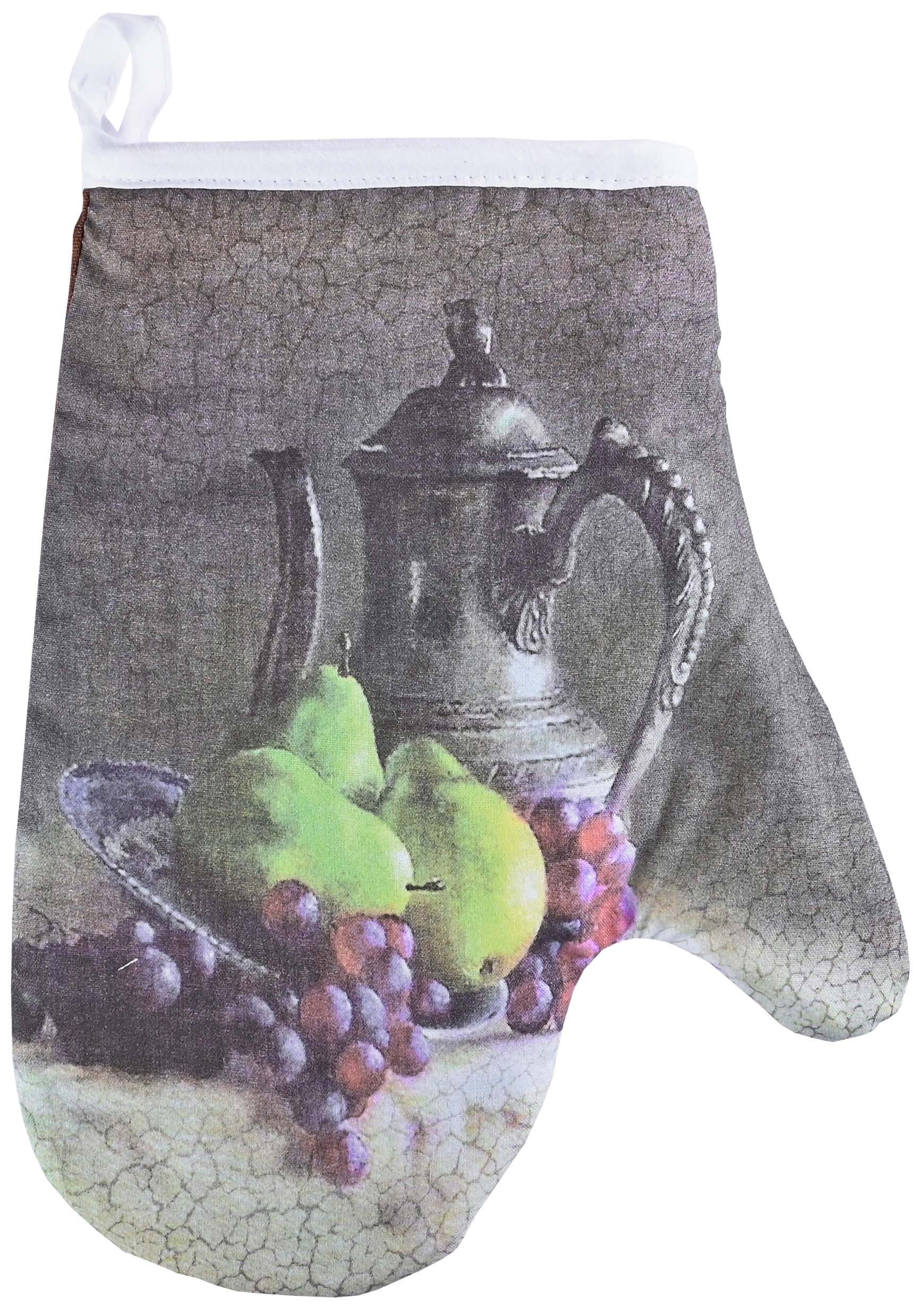 hnedá chňapka so vzorom