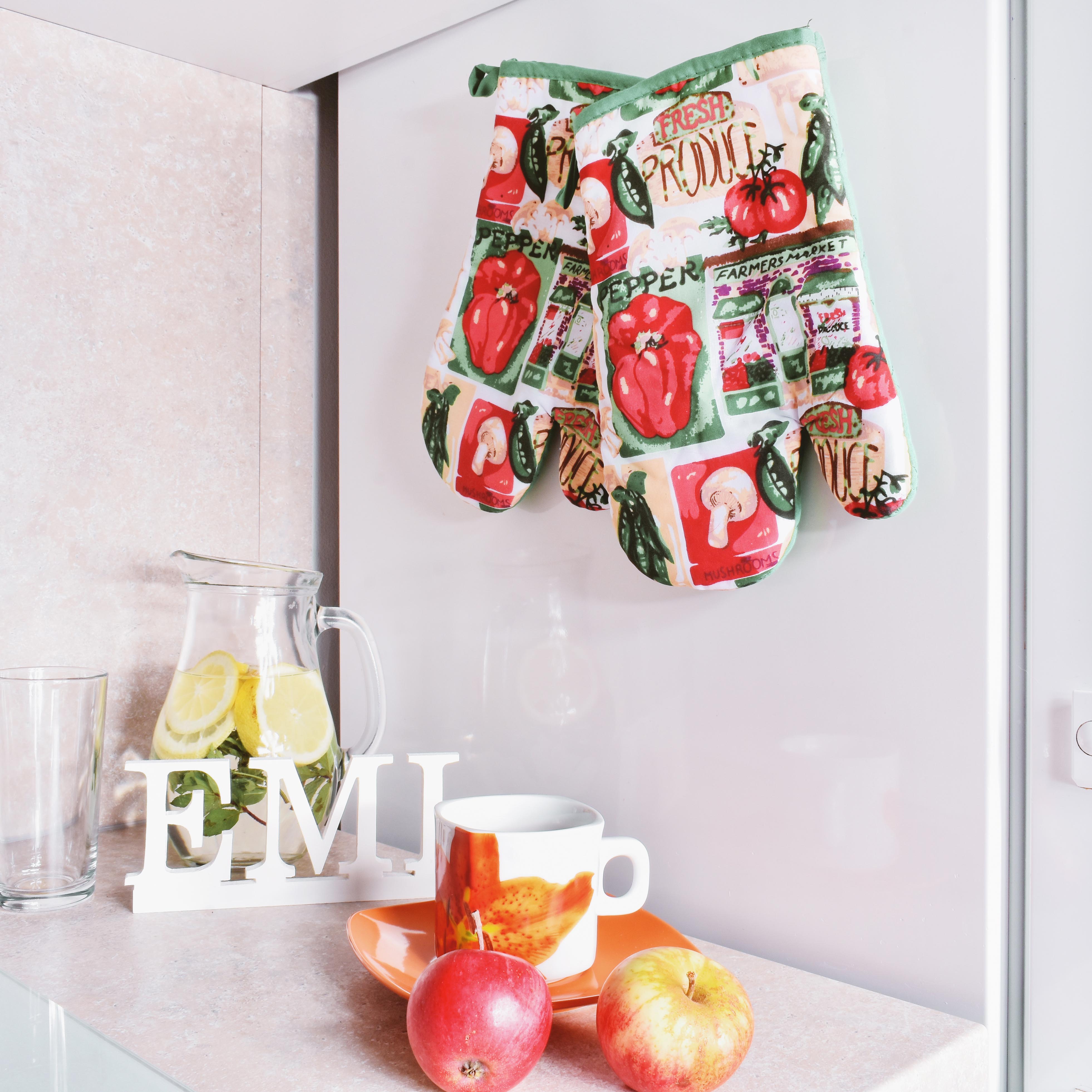 kuchynská rukavica s magnetom