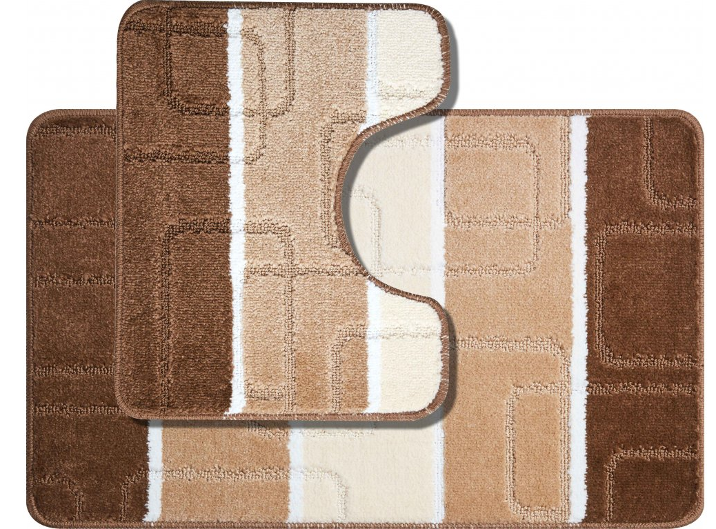 set hnedych kupelnovych predloziek