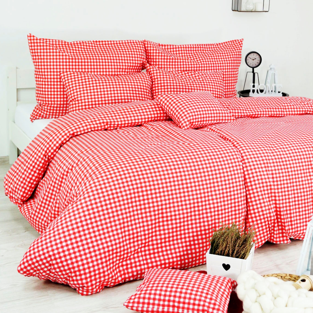 červená látka na šitie