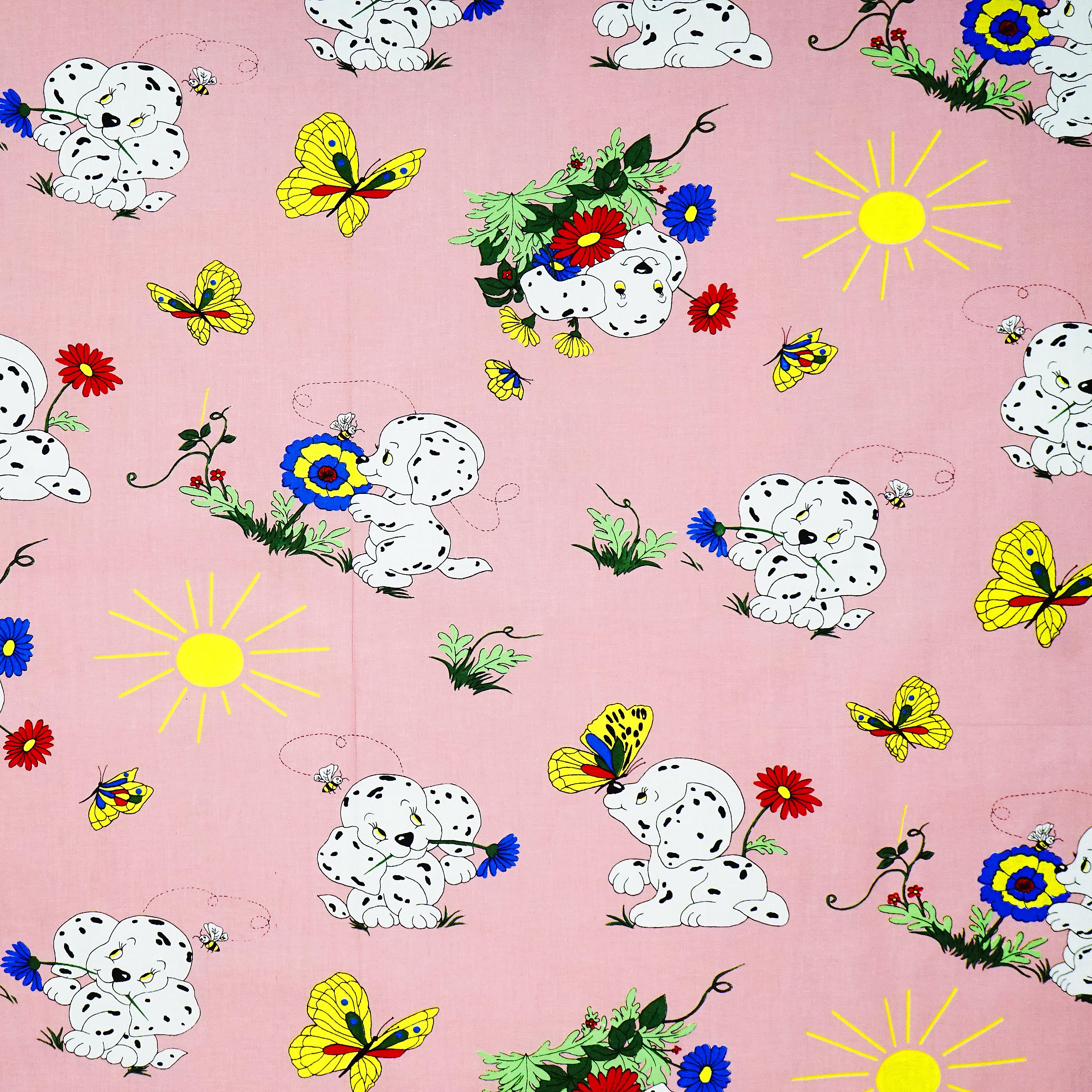 bavlnená látka s psíkom