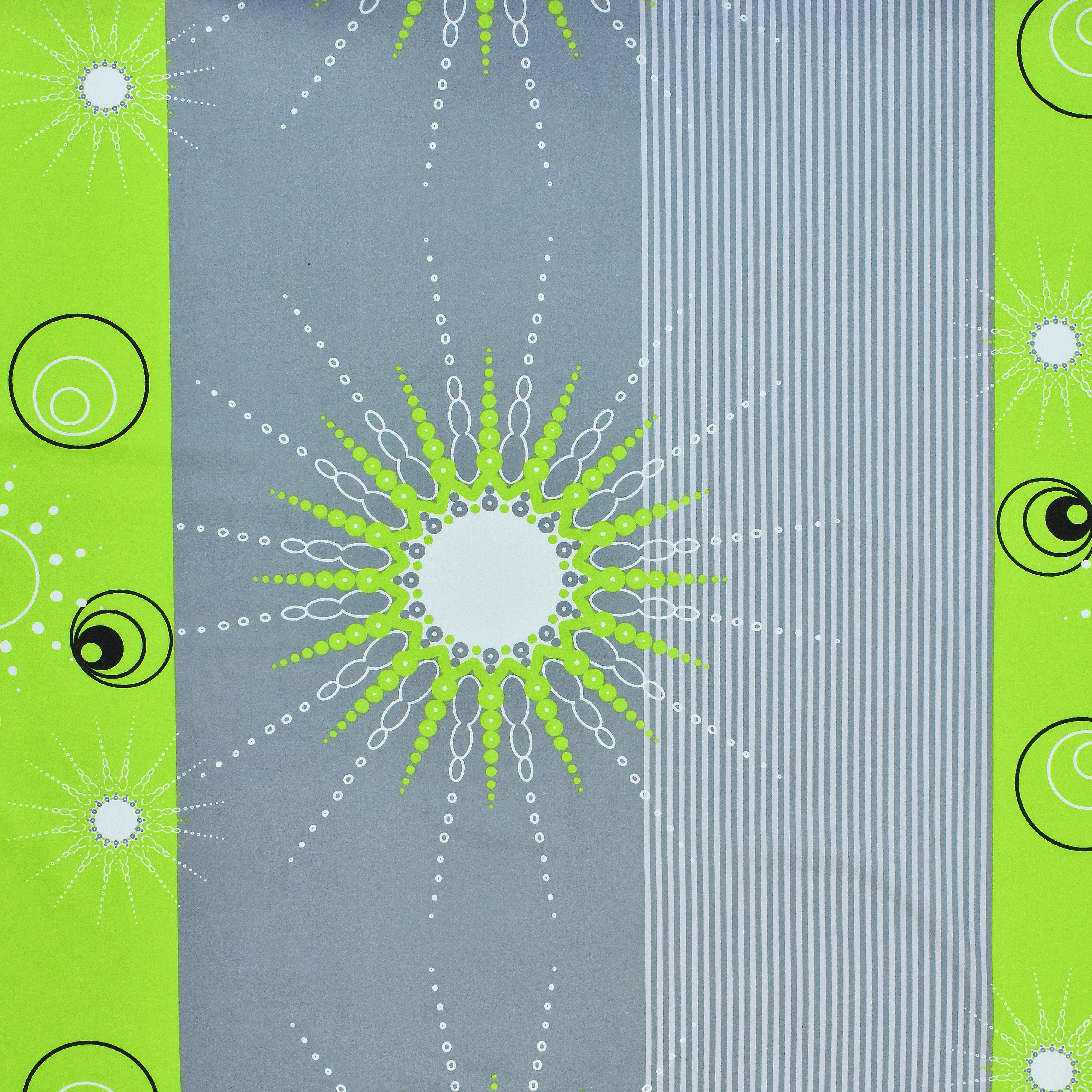 zelená bavlnená látka