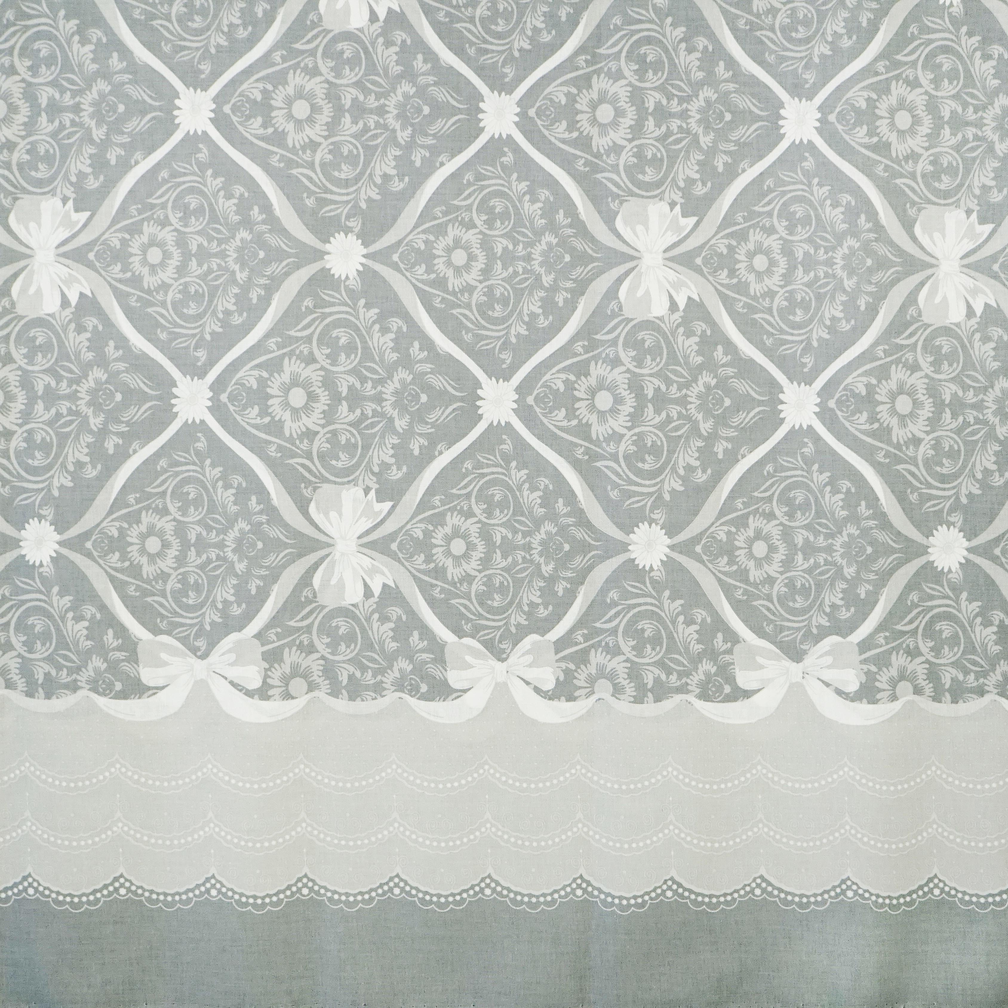 bavlnená látka metráž sivá