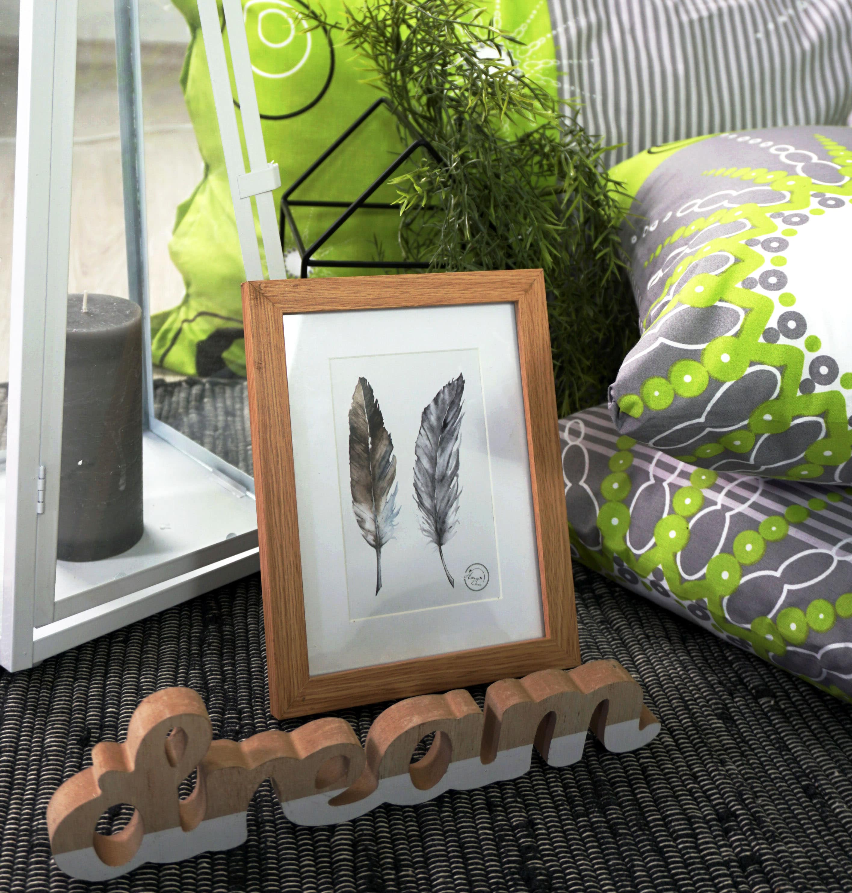 zelene postelne obliecky