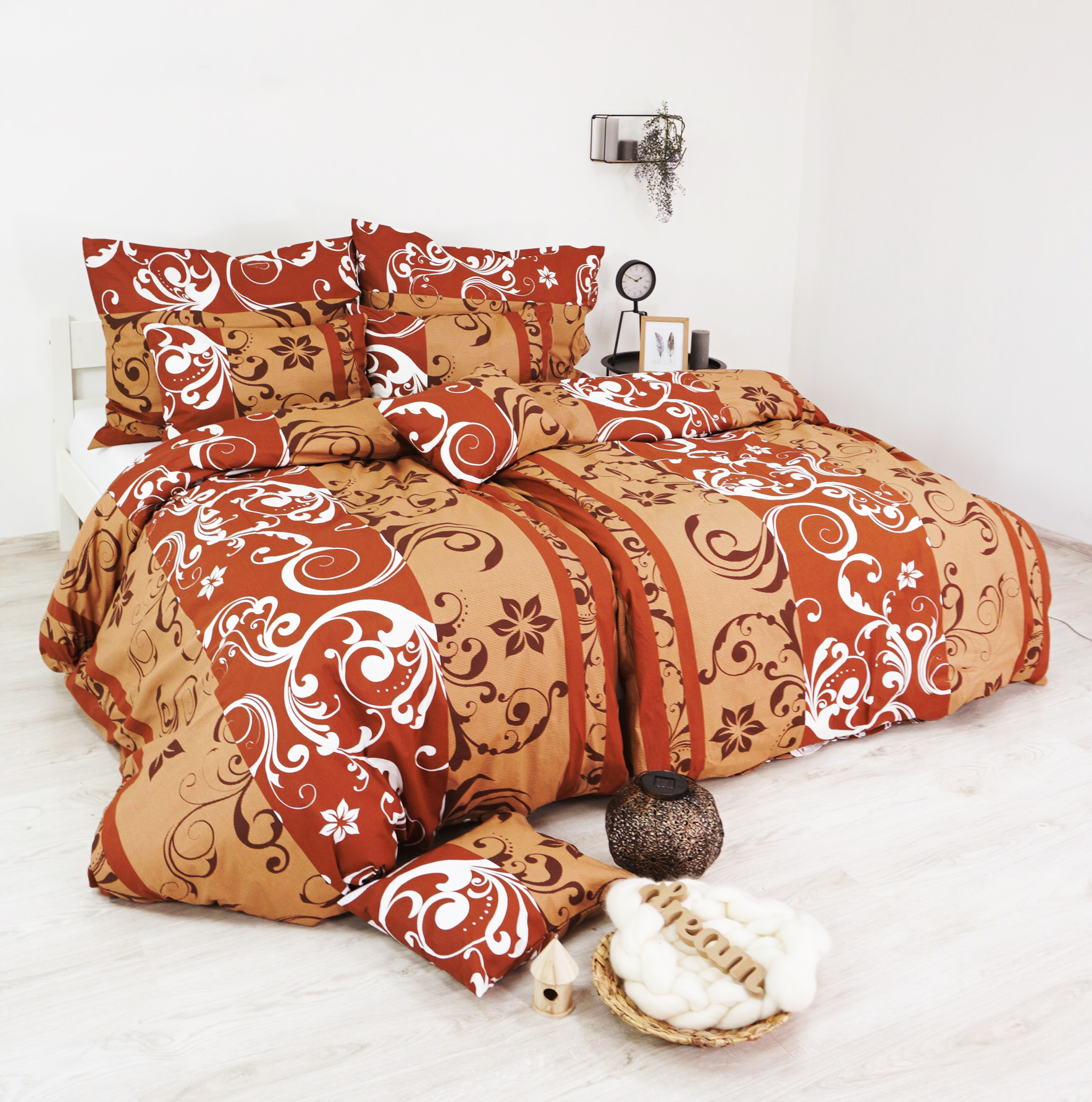 hnede bavlnene obliecky