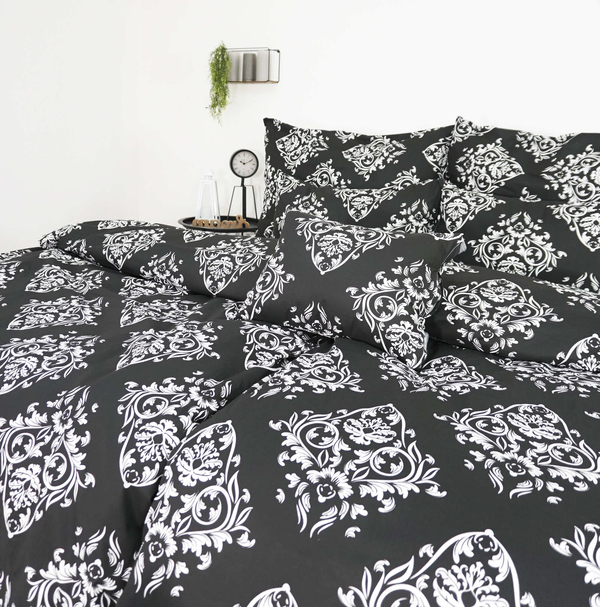 čierno-biela látka metráž