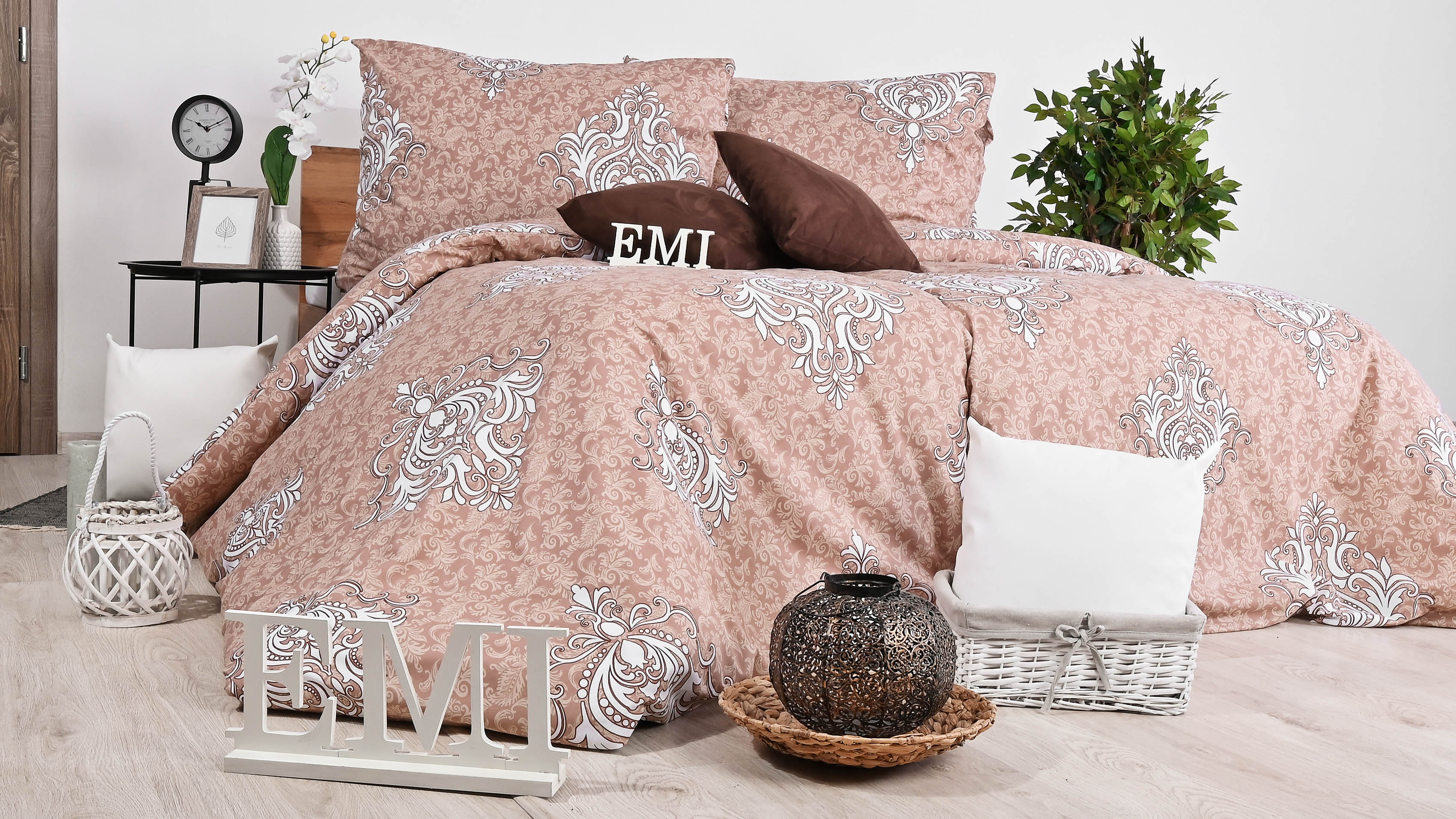 hnede bavlnene obliecky