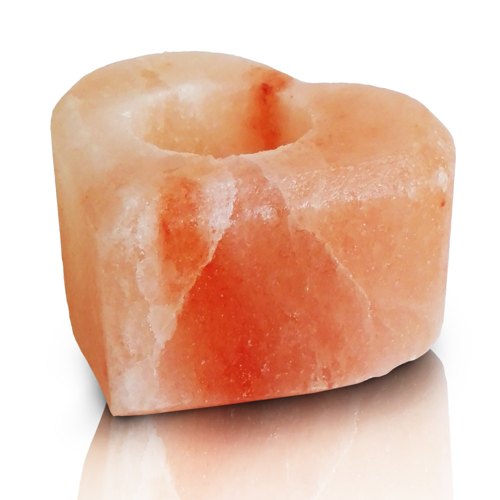 Soľný svietnik srdce