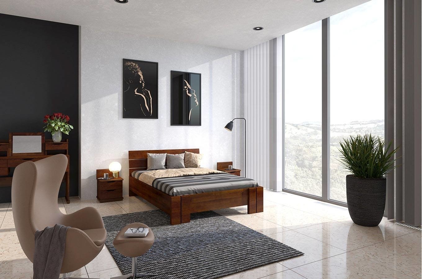 vyvysena borovicova postel