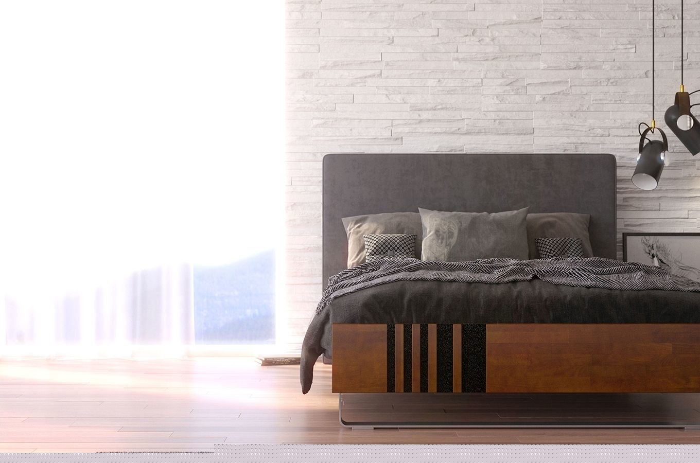 postel z bukoveho dreva