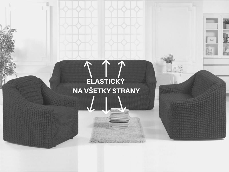 napínací poťah na sedačky