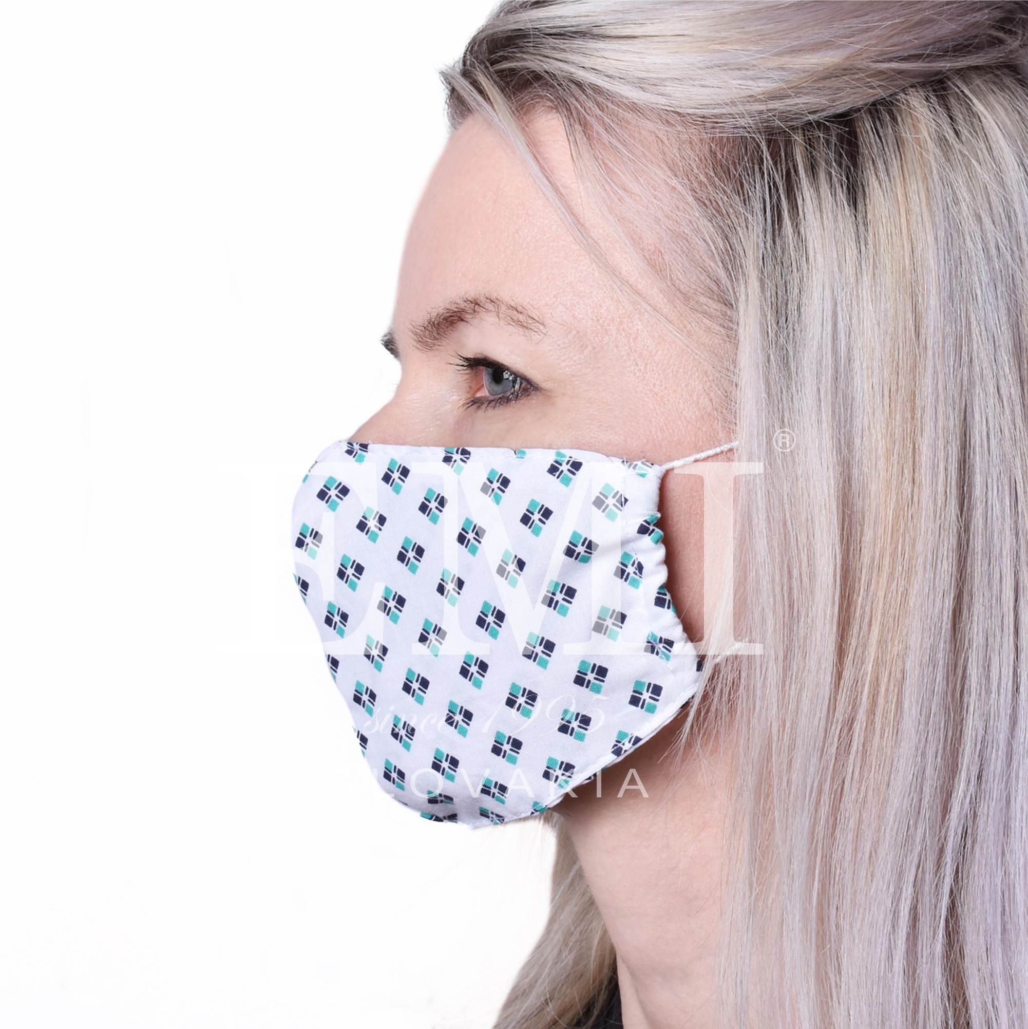 bavlnené ochranné rúško s gumičkou