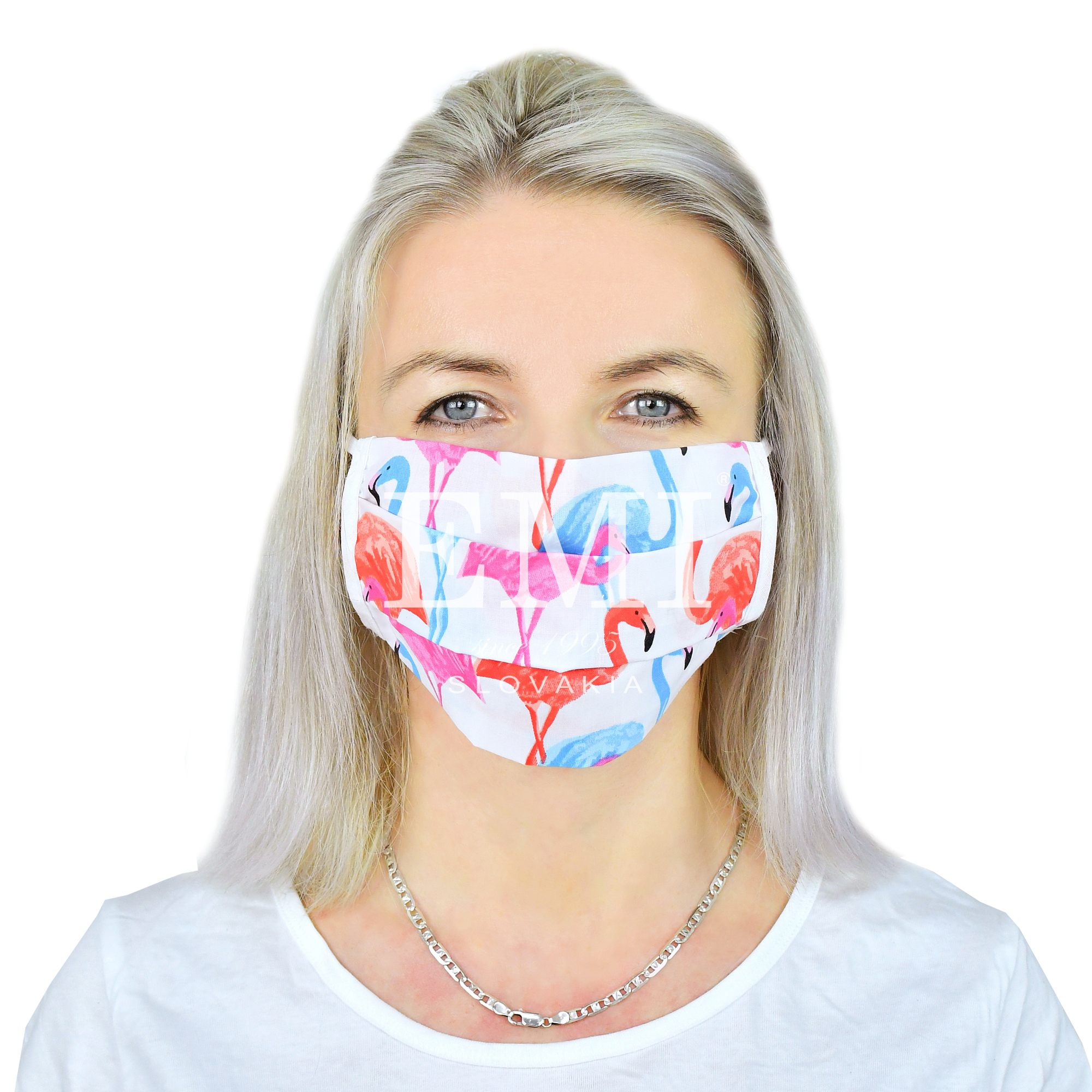 textilné ochranné rúško na tvár s gumičkou