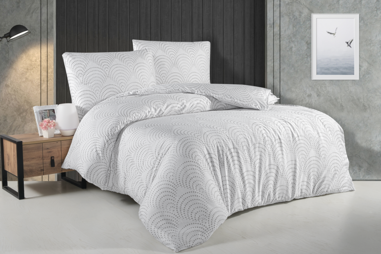 satenove obliecky biele