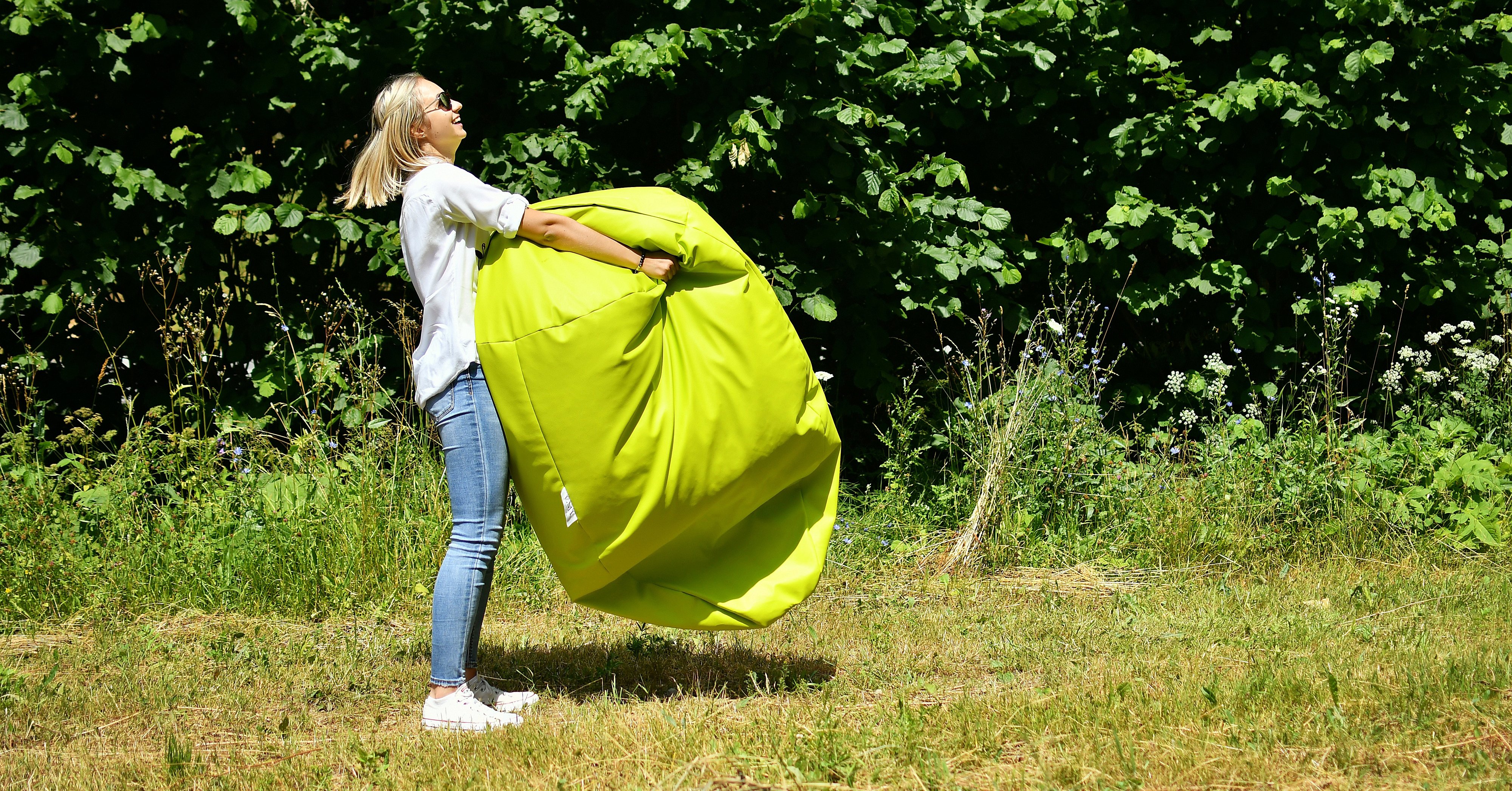 sedaci vak v tvare hrusky