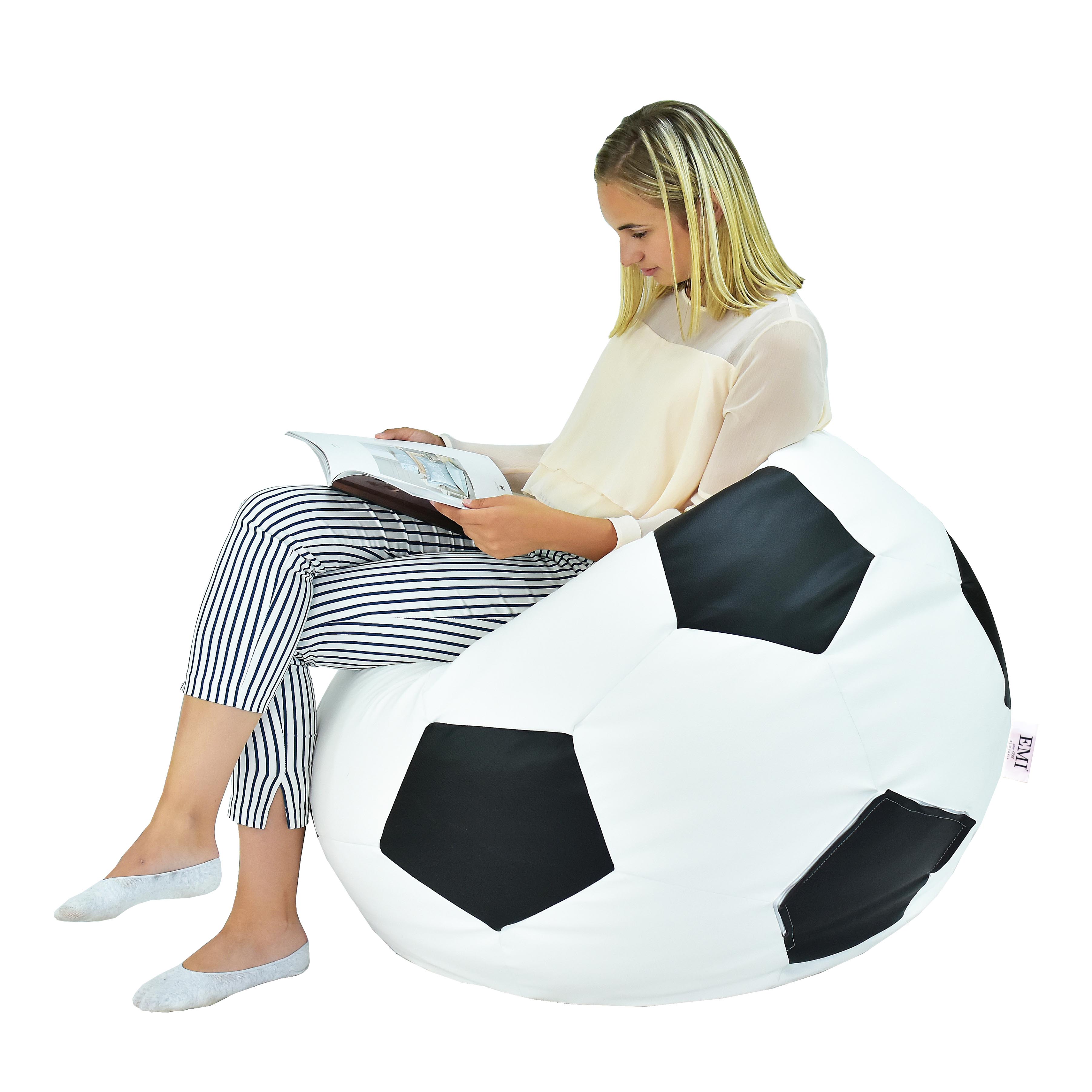 sedaci vak futbalova lopta