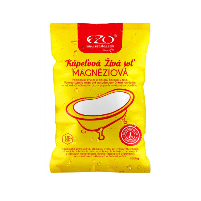 magnéziová soľ do kúpeľa