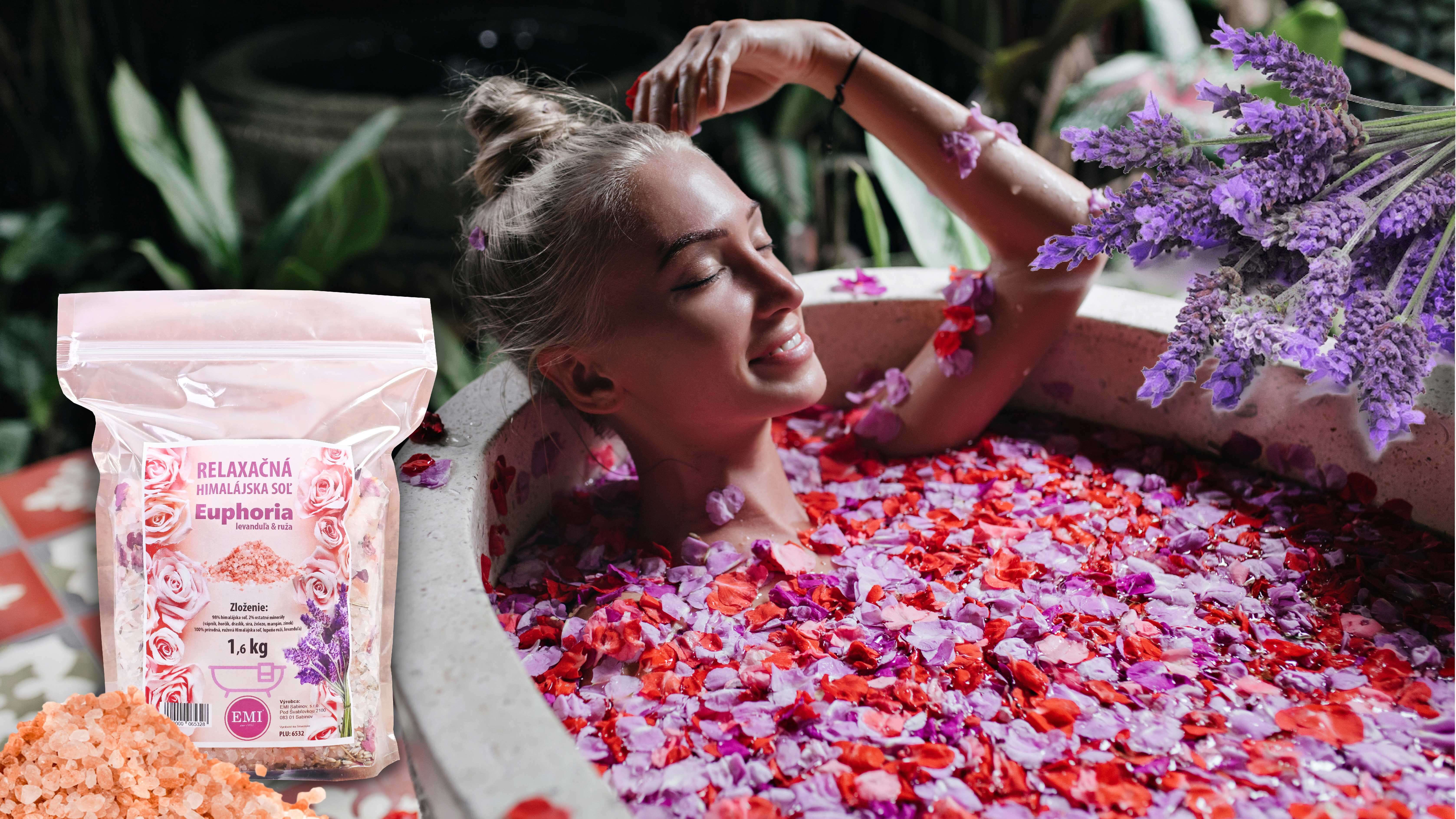 himalájska soľ do kúpeľa