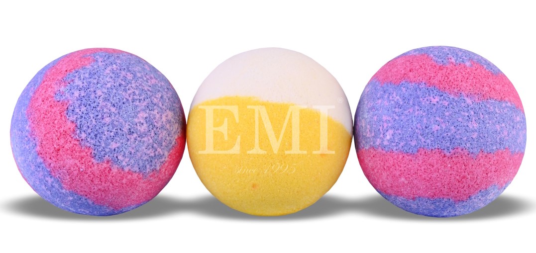 farebné šumivé bomby do kúpeľa