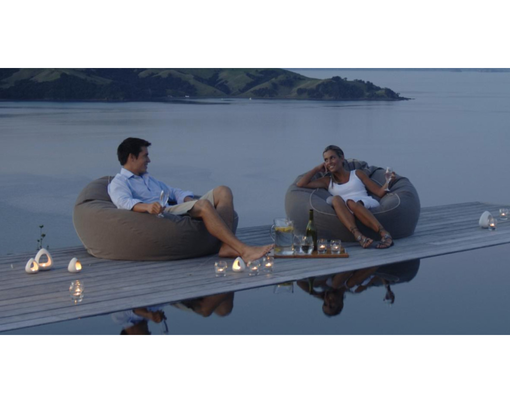 Sedací vaky do exteriéru pro pohodlné sezení celé rodiny